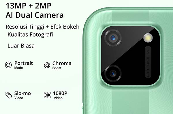 Fitur dan Harga HP Realme C11 RAM 3 dan 2 GB Terbaru 11 kamera-realme-c11 kelebihan dan kekurangan realme c11