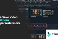 Cara Save Video di Filmora Tanpa Watermark