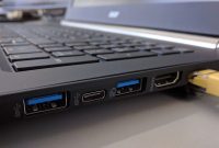 cara cas laptop dengan USB type-C