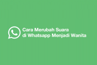 Cara Merubah Suara di Whatsapp Menjadi Wanita