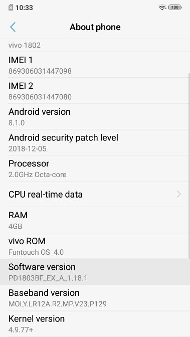  cara cek tipe hp vivo dengan kode