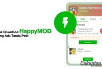 Apk Download HappyMOD yang Ada Tanda Petir