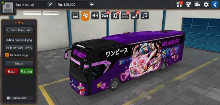 Livery BUSSID Keren Anime 10