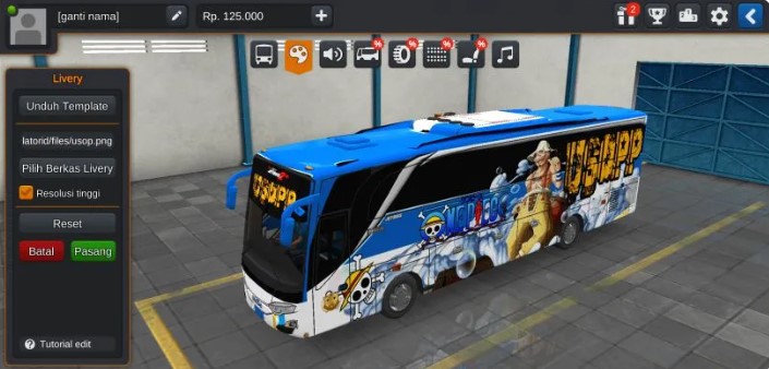 Livery BUSSID Keren Anime 4