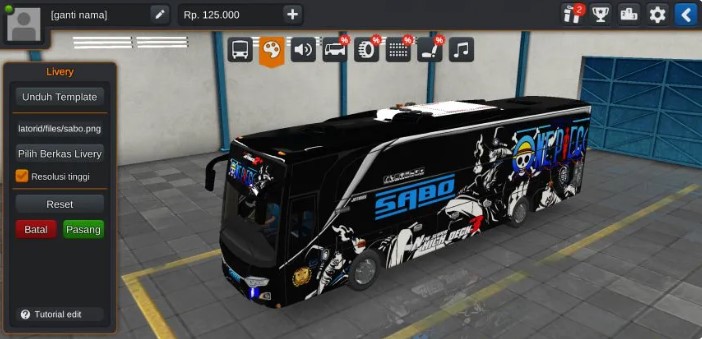 Livery BUSSID Keren Anime 5