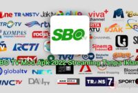 SBO TV Mod Apk 2022 Streaming Tanpa Iklan