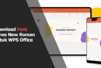 Download Font Times New Roman Untuk WPS Office