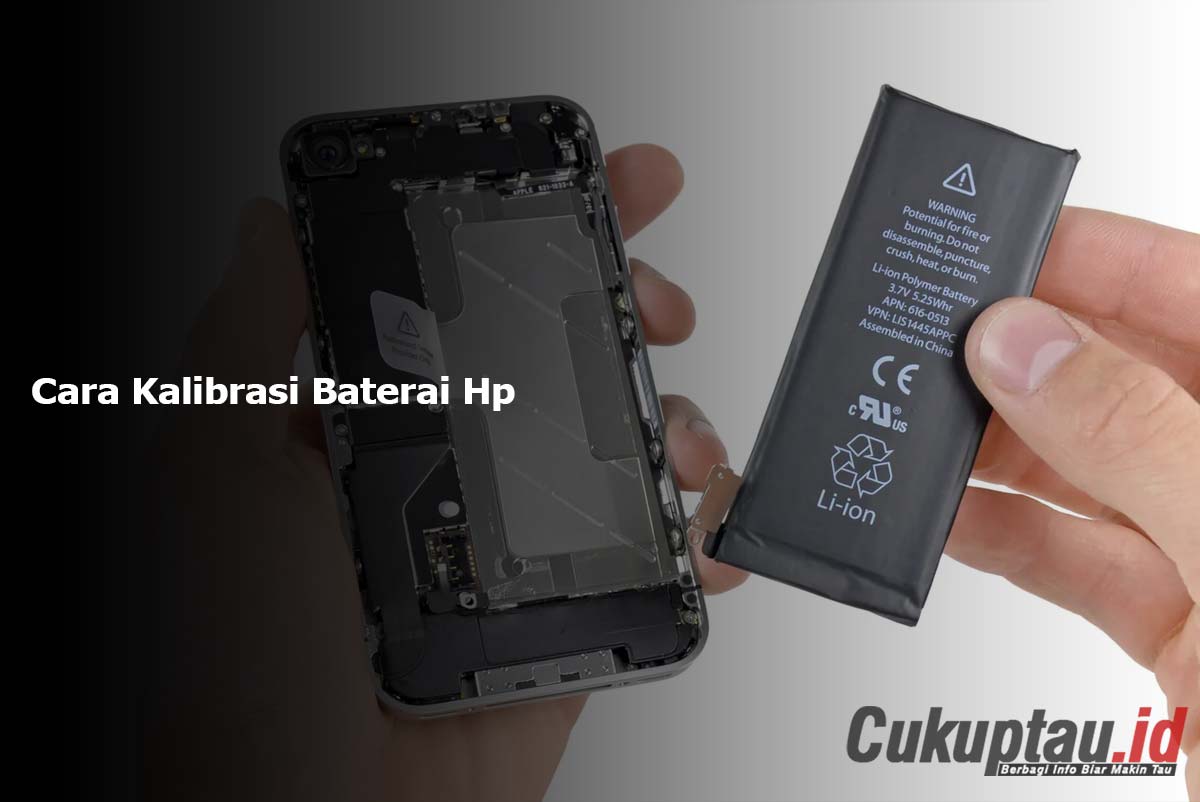 Cara Kalibrasi Baterai Hp