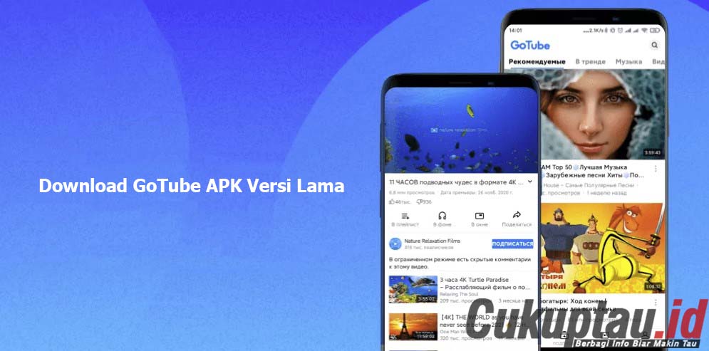 Download GoTube APK Versi Lama
