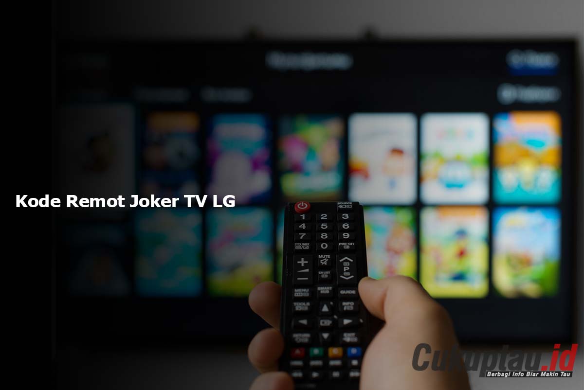 Kode Remot Joker TV LG Tabung dan LED